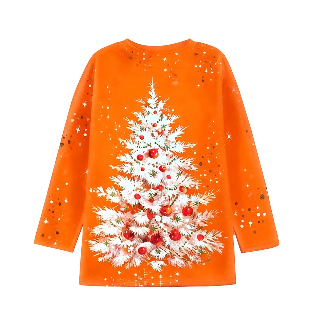 3/4 Sleeve Tops For Women T-Shirt Casual Print Tops T Shirt Round Neck Pullover Blouse