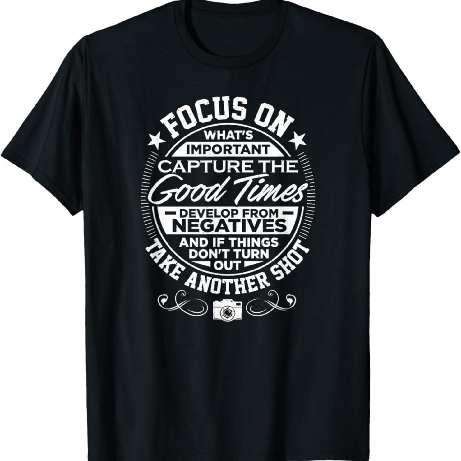 Life iS Like A Camera Focus On What s Important Photography T-Shirt XXXXXL разноцветный