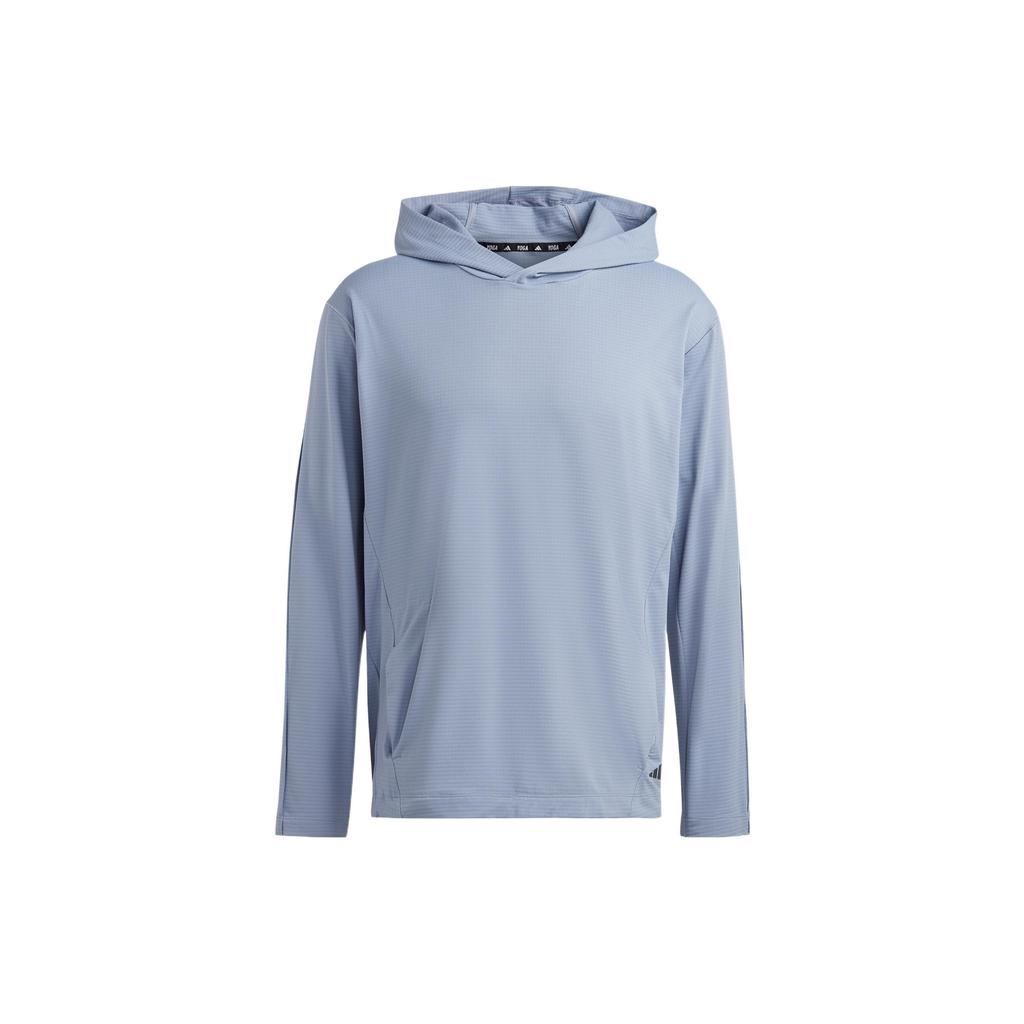 adidas Yoga Graphic Training Hoodie Sweatshirt Men's Blue IB8969