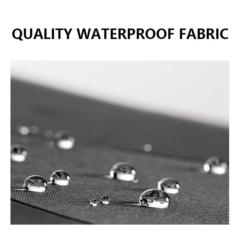 General Bat Wing SUV Side Awning 2.8x3.8m Triple Black-Coated 99% Waterproof Car Shelter for Camping with Mounting Kit