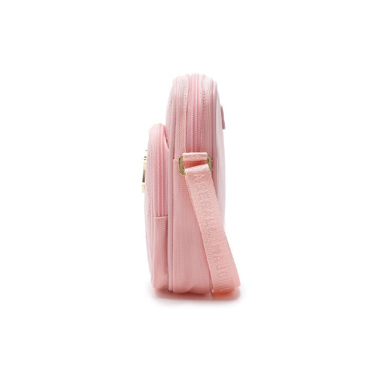MLB New York Yankees Logo Faux Leather Shoulder Crossbody Bag Women bags Pink 7ACRMDD4N-50PKM