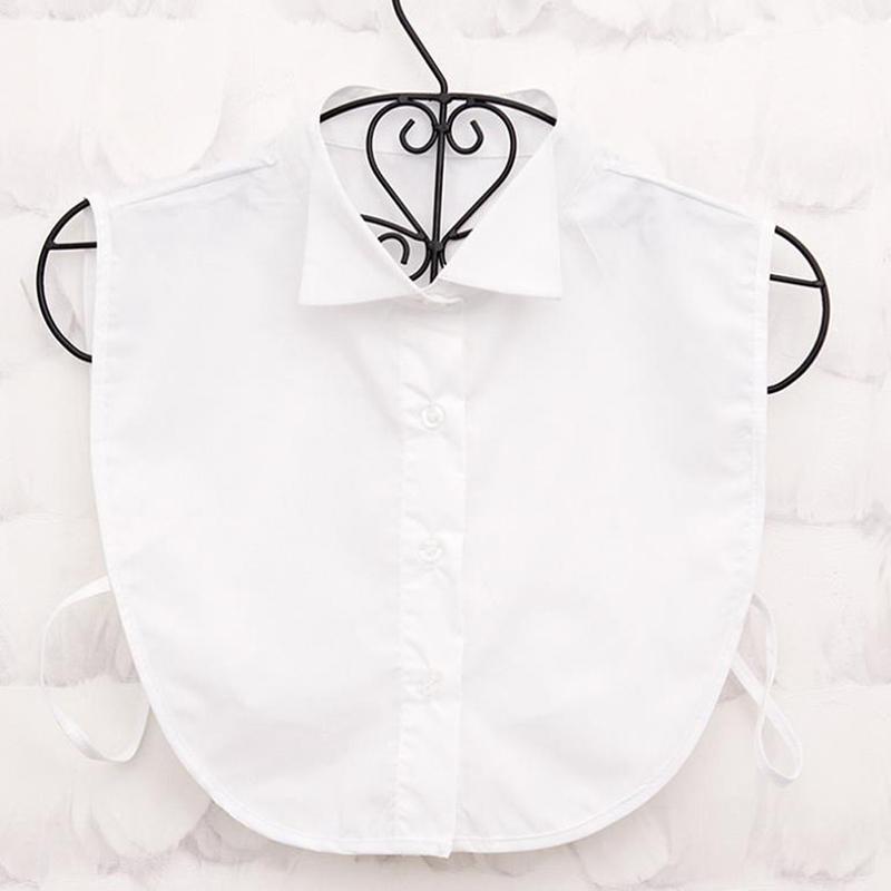 Košile Falešné Dámské Oblečení Doplňky Límec Kravata Odnímatelný límec Klopní Halenka