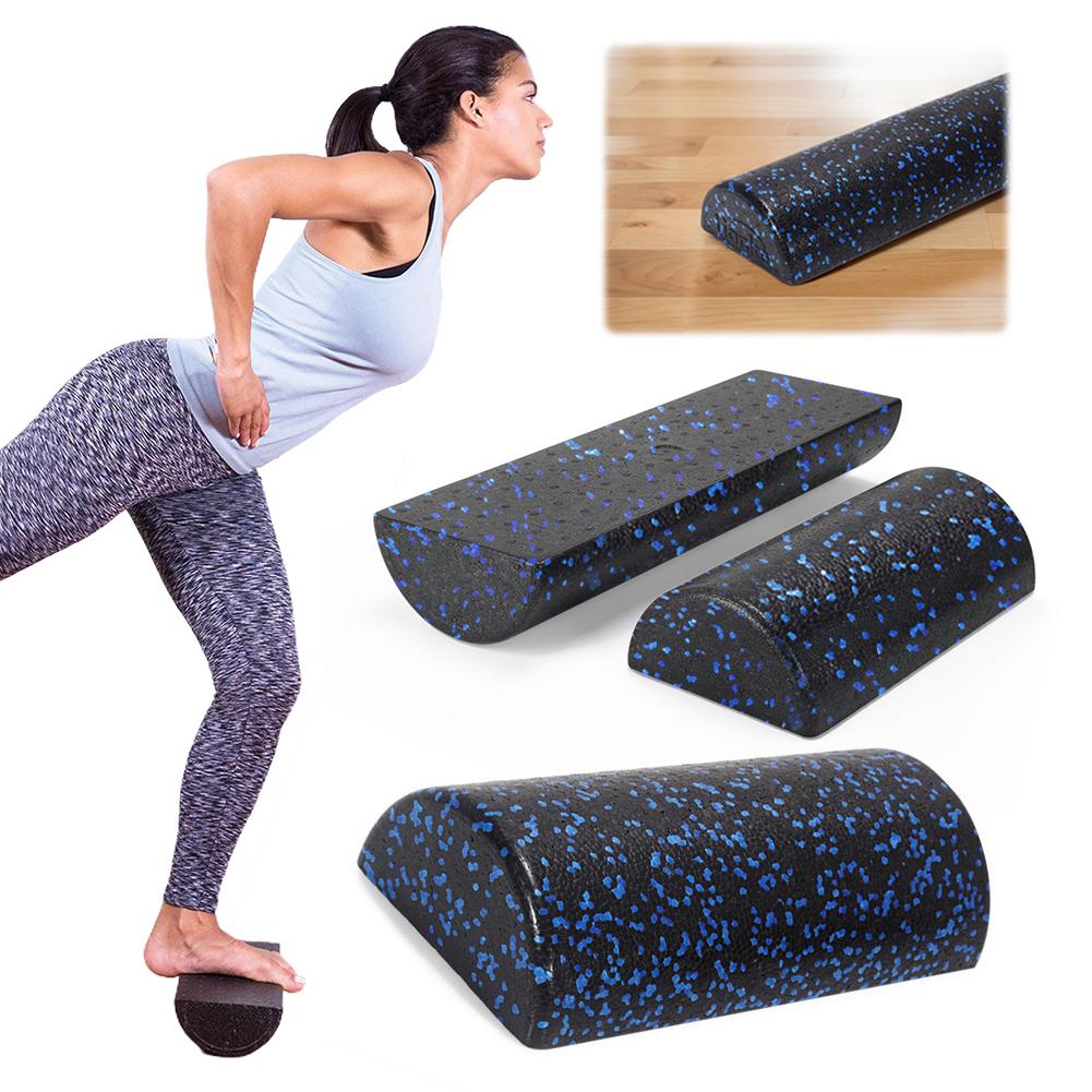 Yoga Massage Exercise Foam Roller EPP Half Round Balance Training Roller Portable Muscle Foam Roller for Pilates Bodybuilding