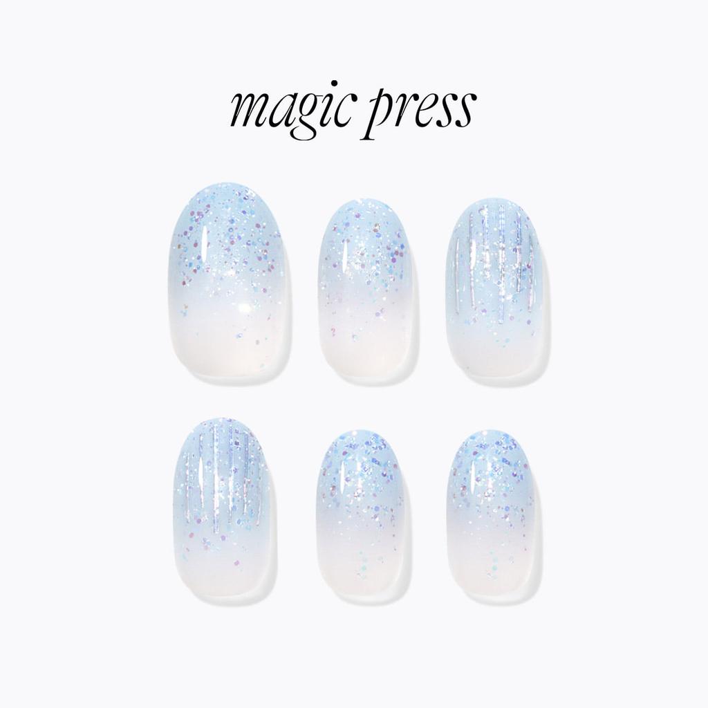 Magic Press Glory Blue (Long Oval)