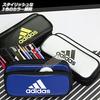 Mitsubishi Pencil Adidas Federmäppchen AI04 Silber Gold Emaille Doppel pocket PT1500AI04S24
