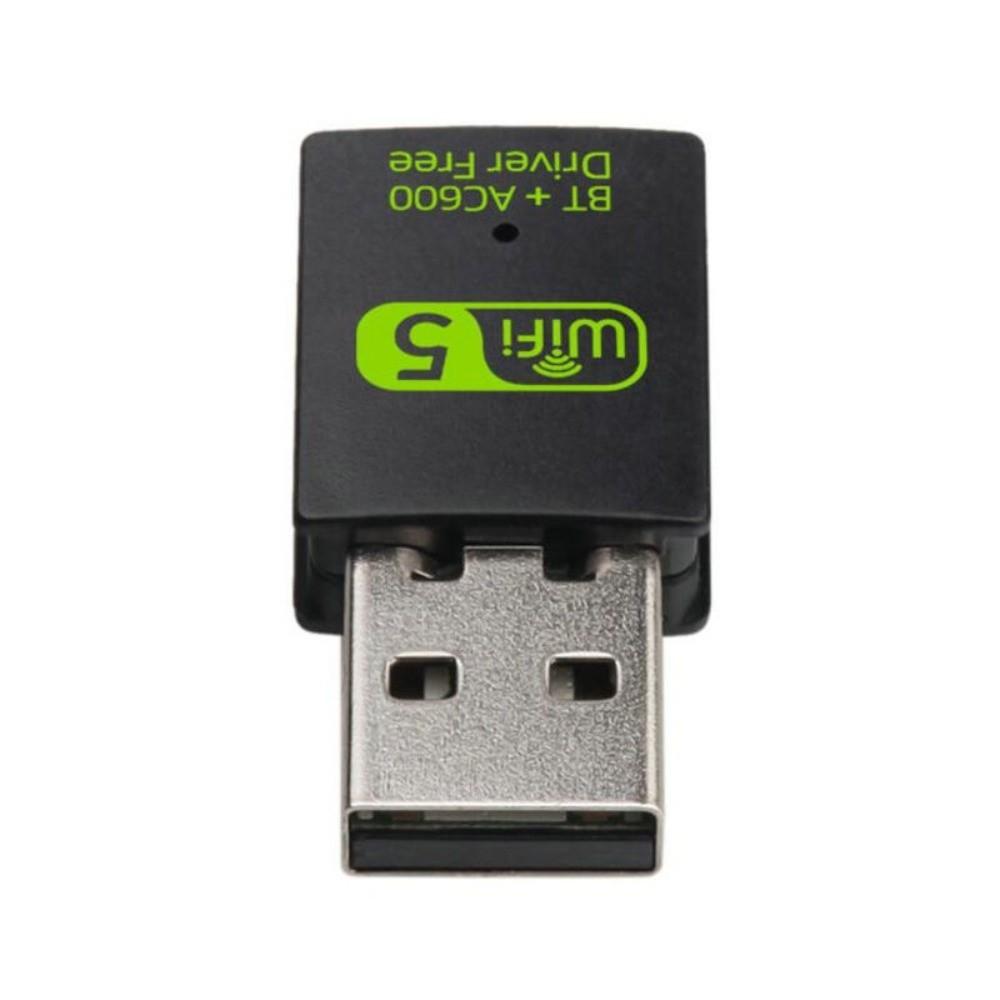 USB2.0 Bluetooth 5.0 2 In1 Dongle Bluetooth Wireless Network Card Wifi Network Adapter  Home Office