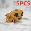 MOC City Animal Building Block Figures Eagle Owl Panda Parrot Seagull Penguin Zoo Fram Horse  Pig Accessories Bricks Toy Gift