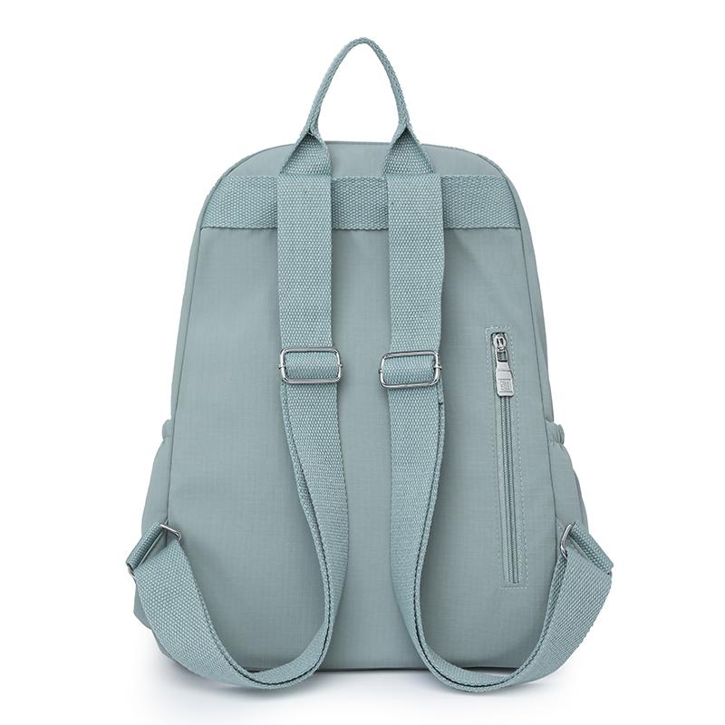 Einfarbiger Rucksack Große Kapazität Outdoor-Reisetasche Studenten Leichter Pendlerrucksack