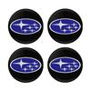 4pcs 56mm Car Wheel Center Hub Cap Badge Emblem Decal Car Stickers For SUBARU WRX STI Forester Impreza Legacy Outback BRZ XV Y17