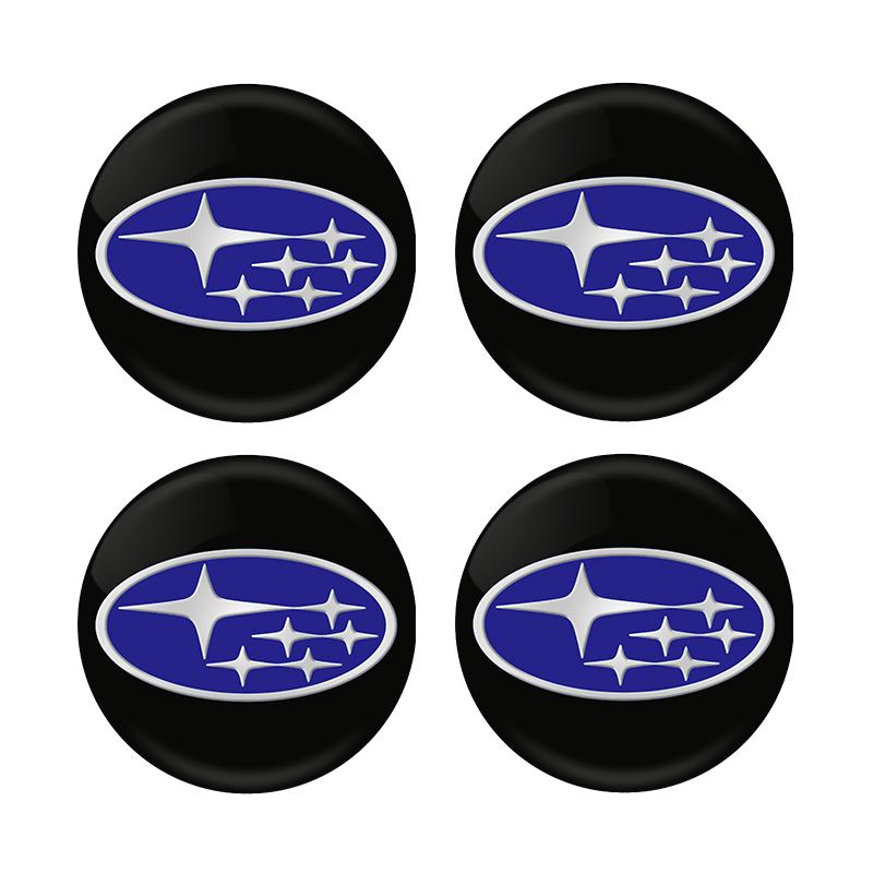

4pcs 56mm Car Wheel Center Hub Cap Badge Emblem Decal Car Stickers For SUBARU WRX STI Forester Impreza Legacy Outback BRZ XV чорний