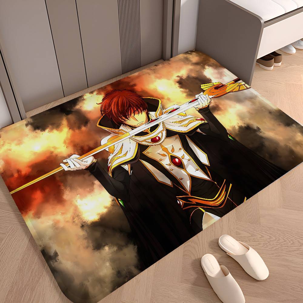 Anime Code Geass Room Mats Cheaper Anti-slip Modern Living Room Balcony Printed Welcome Rug