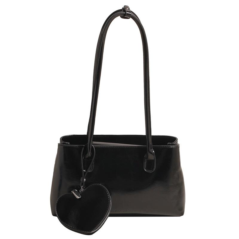 

Fashion Versatile Bag Women s New Casual Shoulder Portable Armpit Bag чорний