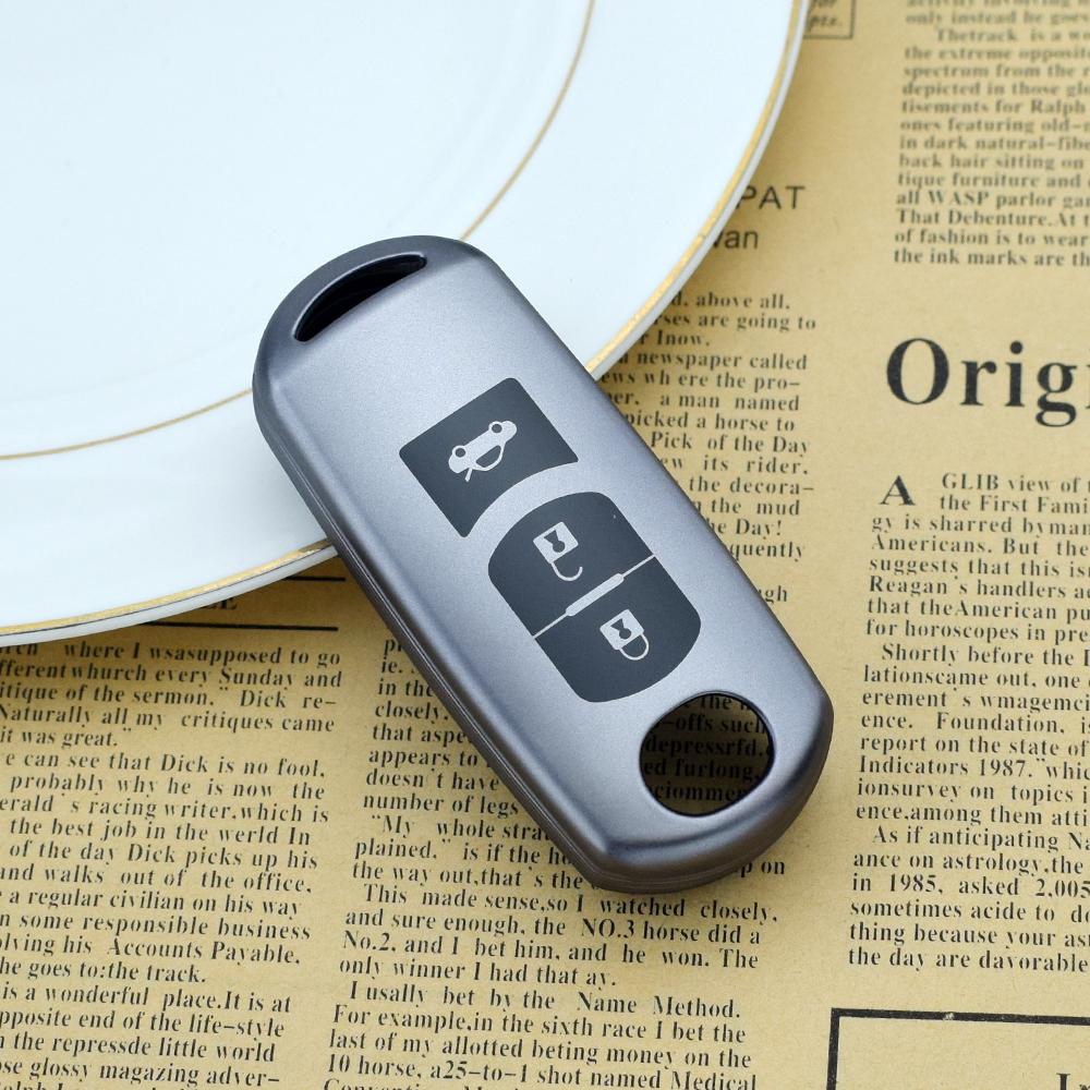 2/3/4 Buttons Tpu Car Key Cover For Mazda Cx-5 Cx-30 3 Axela 6 Atenza Cx-3 Cx-7 Cx-9 2 Demio - Car Key Case Key Chain