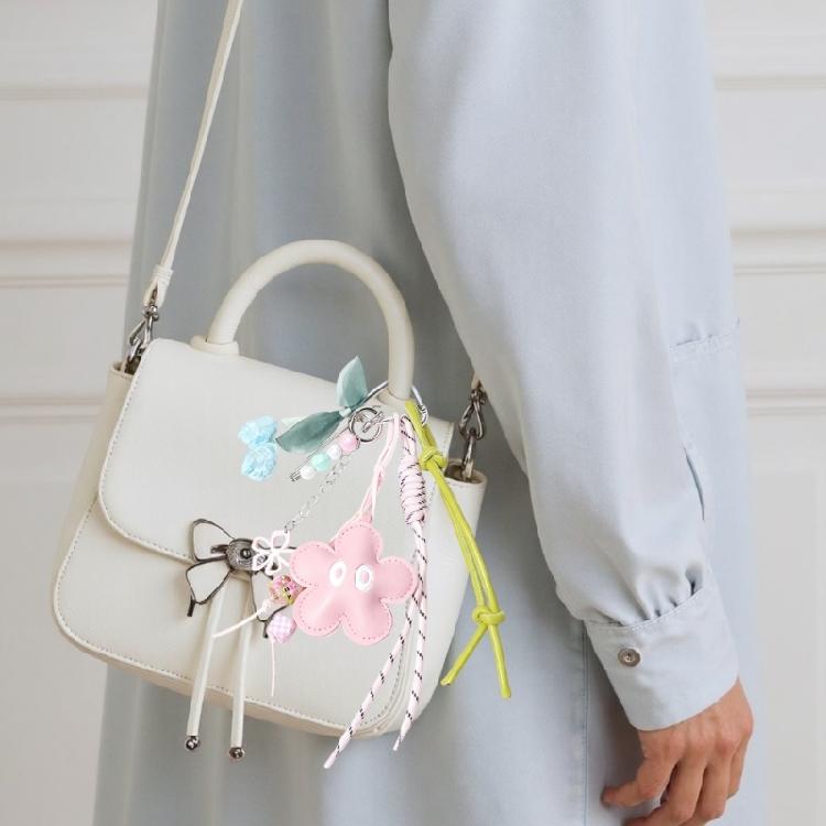 Portachiavi Corda Intrecciata Ciondoli per Borsa Ornamento da Appendere per Borsa Accessori per Borsa Ciondolo per Zaino per Donne Ragazze Regali