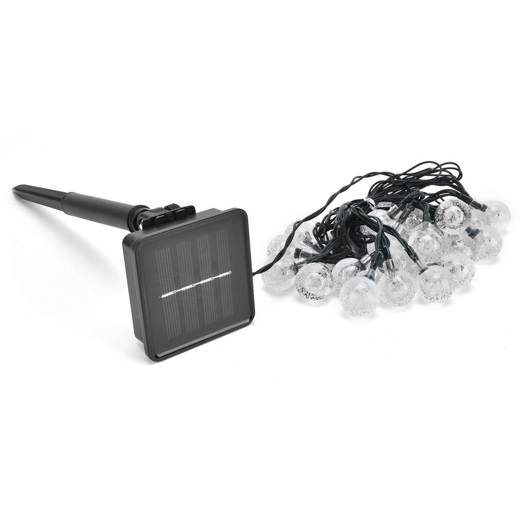 5m LED Solar String Light 20LEDs Decorative Outdoor String Lamp with 8 Lighting Modes for Courtyard Garden Party