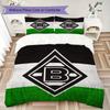 Borussia Pattern Bedding uilt Set uilt Cover Pillowcase Home Decoration Birthday Gift (1 * duvet cover + 2 * pillowcase  without core)19