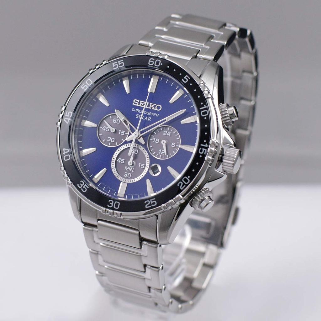 SEIKO Watch Solar Chronograph Overseas Model Navy SSC445P1 [Seiko] Men's [Reverse Import]