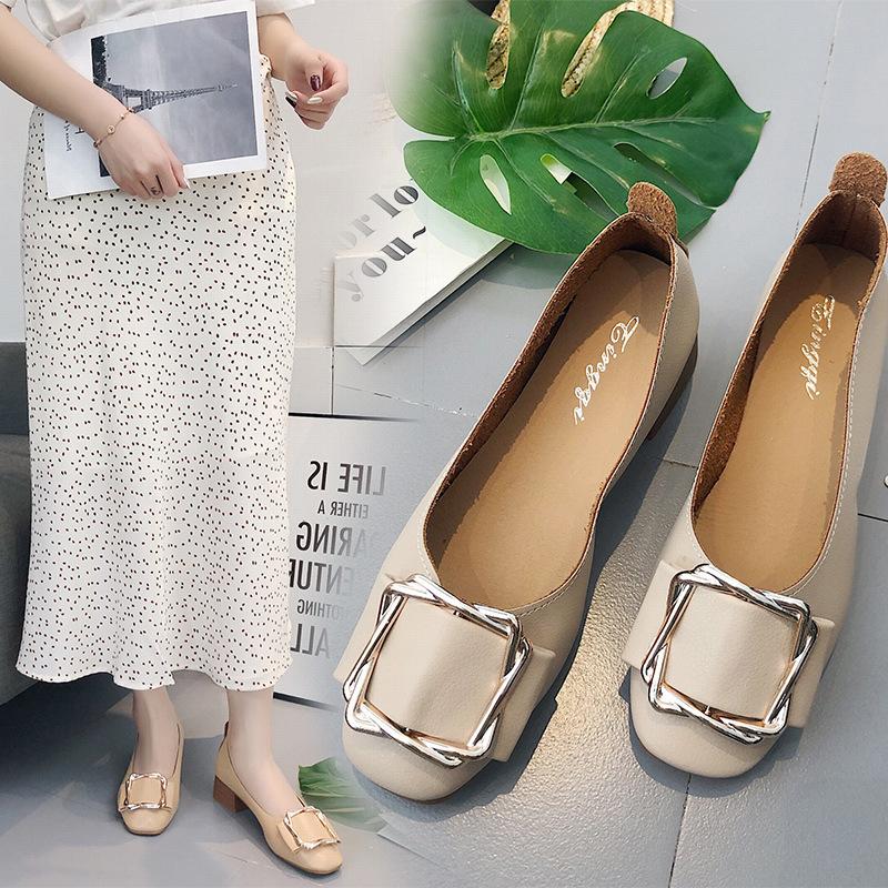 

Женские классические пенни-лоферы, повседневные удобные офисные модельные туфли без шнуровки на среднем каблуке, мокасины, женские лоферы из искусственной кожи для вождения