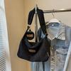 Monochromatic velvet women's shoulder bag large capacity casual crossbody bag quality bags