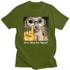 Custom Male What The Sigma Cat Meme T Shirts ShortSleeve Cotton Tshirt Leisure Humor Sarcastic Quote Tee Clothes