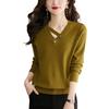 Sweater Spring and Autumn New Top Women's Thin Fashion Inner Long Sleeve Knitted Trendy Bottom Shirt Women