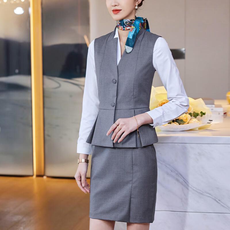 Women's Professional Waistcoat 3-Piece Set