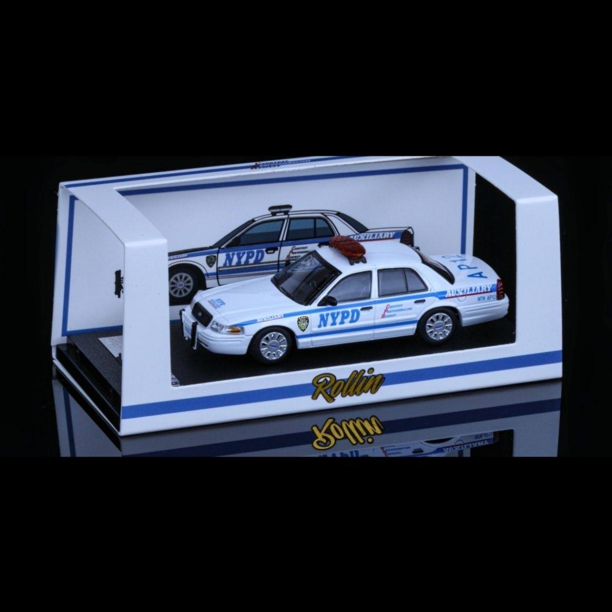 Rollin 1/64 CPD Chicago /Oregon Patrol car Victoria Crown Alloy car model