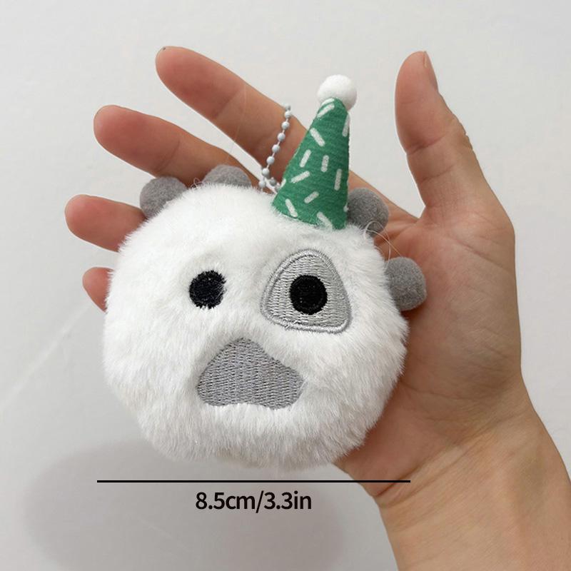 Barevný Cortisball Klíčenka Vánoční Cortisball Přívěsek Klíčenky 3palcový Kpop Držák na Fotokarty Fanoušci Halloween Vánoční Dárky
