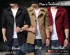 Tailored Jacket Stylish Coat Outerwear Business Casual Suit Jacket Blazer Cotton Terrace Jacket Spring Autumn Winter Cold Protection Slim MA02 Men's