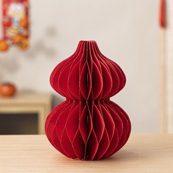 Christmas Tree Hanging Ornament Set Easy Assembly Festive Hanging Decor 3D Honeycomb Paper Decoration