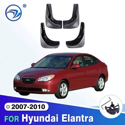 4pcs Car Mudguards For Hyundai Elantra Accessories HD Avante 2007~2010 2009 Auto Splash Guard Front Rear Fender Car