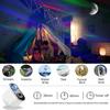 NEW Northern Light Aurora Projector Galaxy Star Projector Starry Sky Moon Lamp Decoration Bedroom Home Room Children Gift
