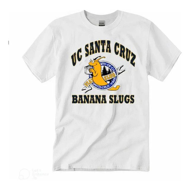 Camiseta Estampada Banana Slugs De La Uc Santa Cruz XXXL