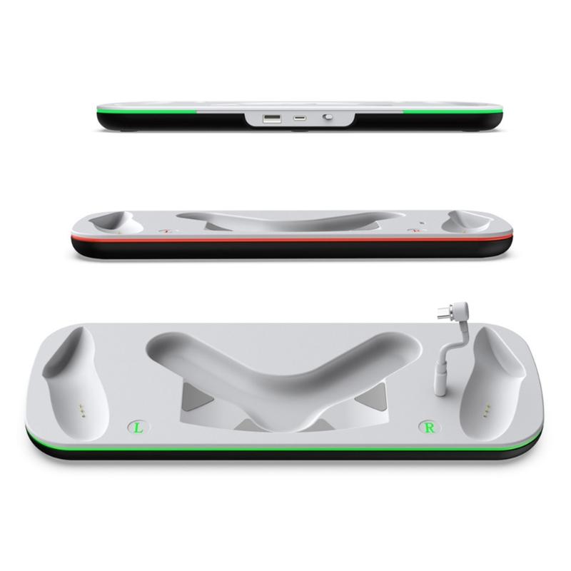 Magnetic Fast Charging Stand for 3S Accessories with Two Rechargeable Batteries