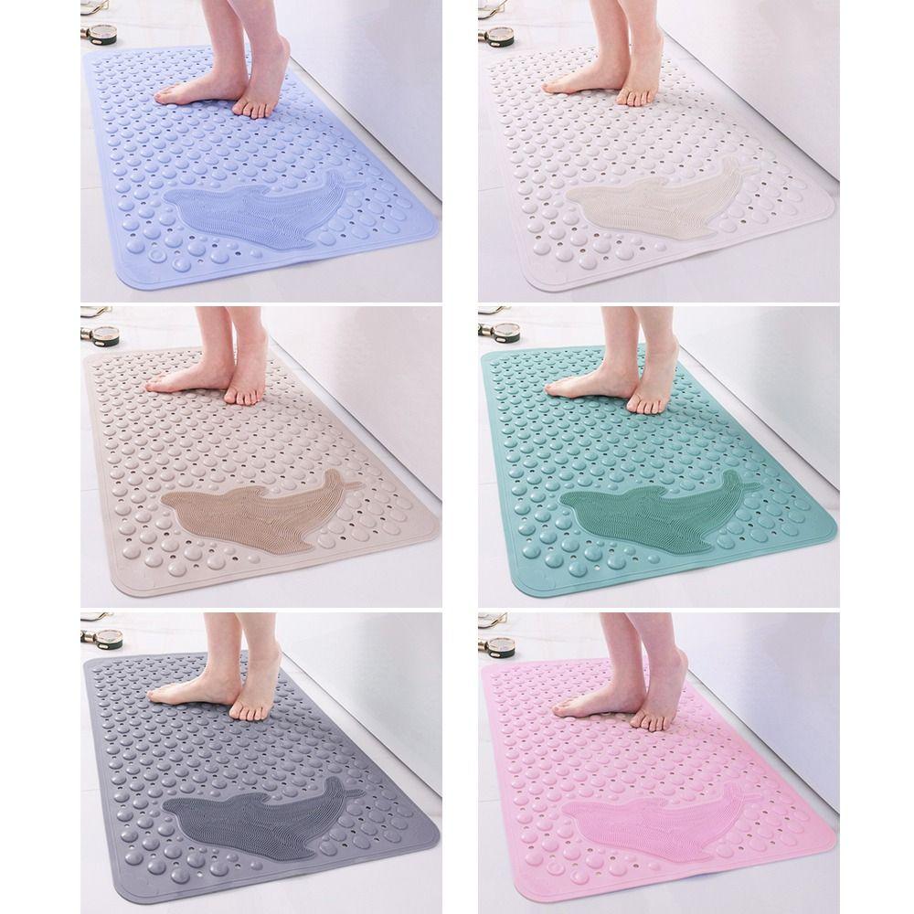 Water Absorption Bath Mat Non-slip Floor Rug Durable Doormat  Bathtub