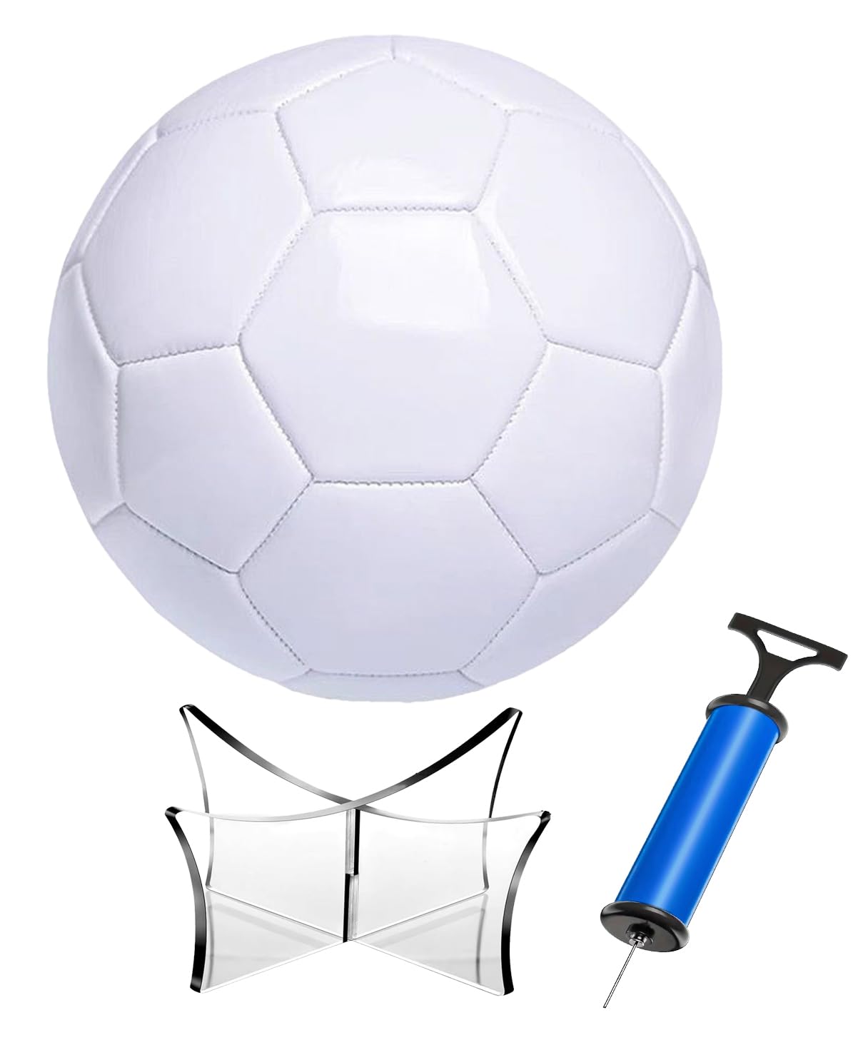 

Soccer Commemorative Message Graduation Gift S.fields.inc Ball, Plain, Signed, Ball, Stand, Pump, Blank, Card, (Size 5)