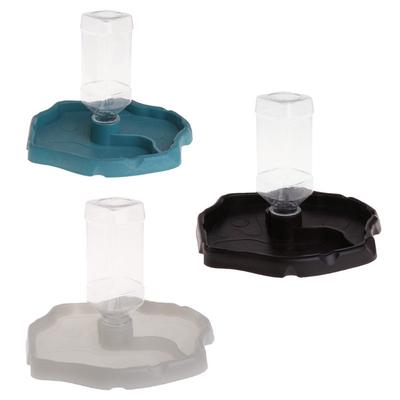 Reptile Feeder 2 In 1 Automatic Water Food Feeding Plate Lizard