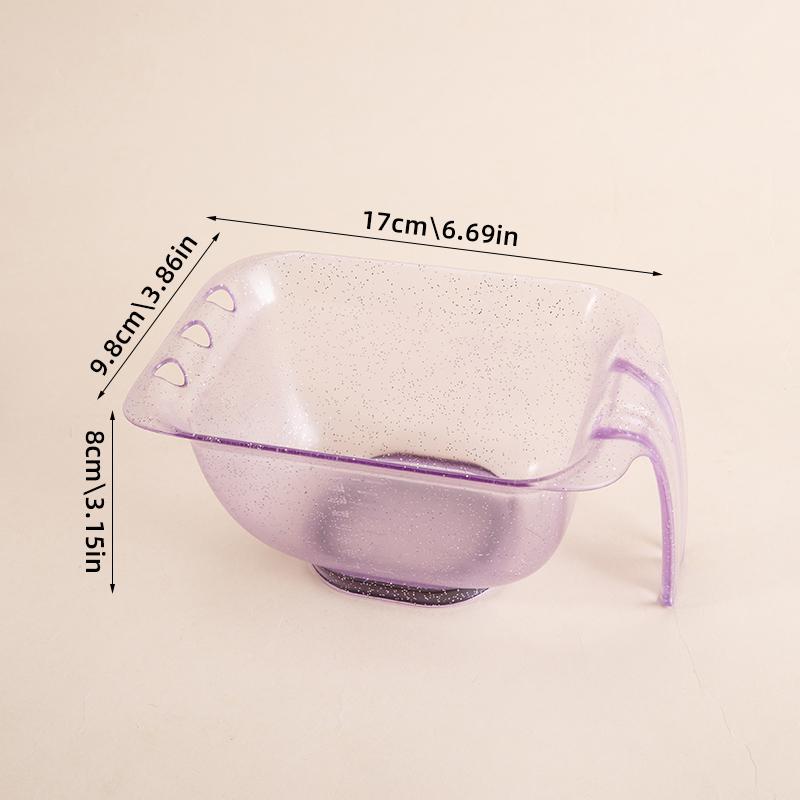 1pcs Professional Hair Coloring Bowl Large Capacity Dye Mixing Case Suction Container Salon Dyeing Tint Bowl Hair Styling Tools