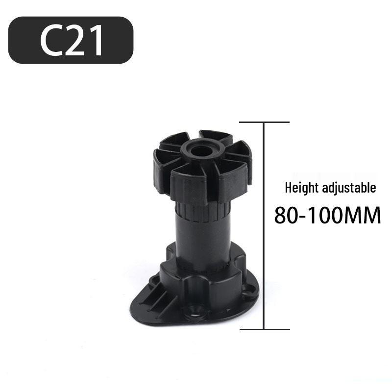 ABS Adjustable Leveling Cabinet Feet - Thickened Plastic Legs for Kitchen and Cupboard Support