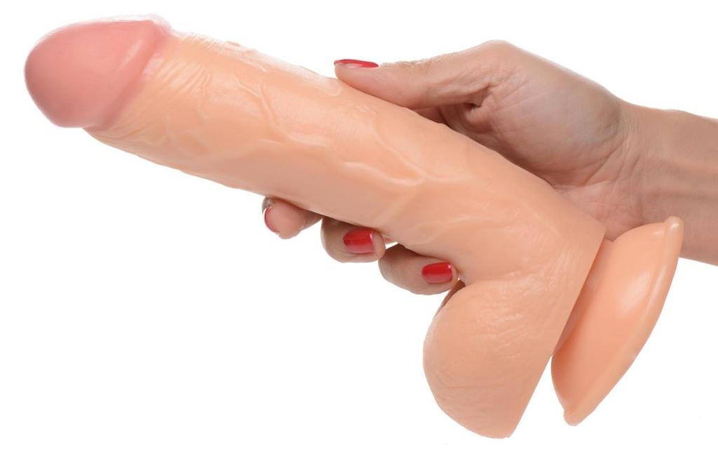 Realistic Poppin Up Dildo 17 X 4.8cm