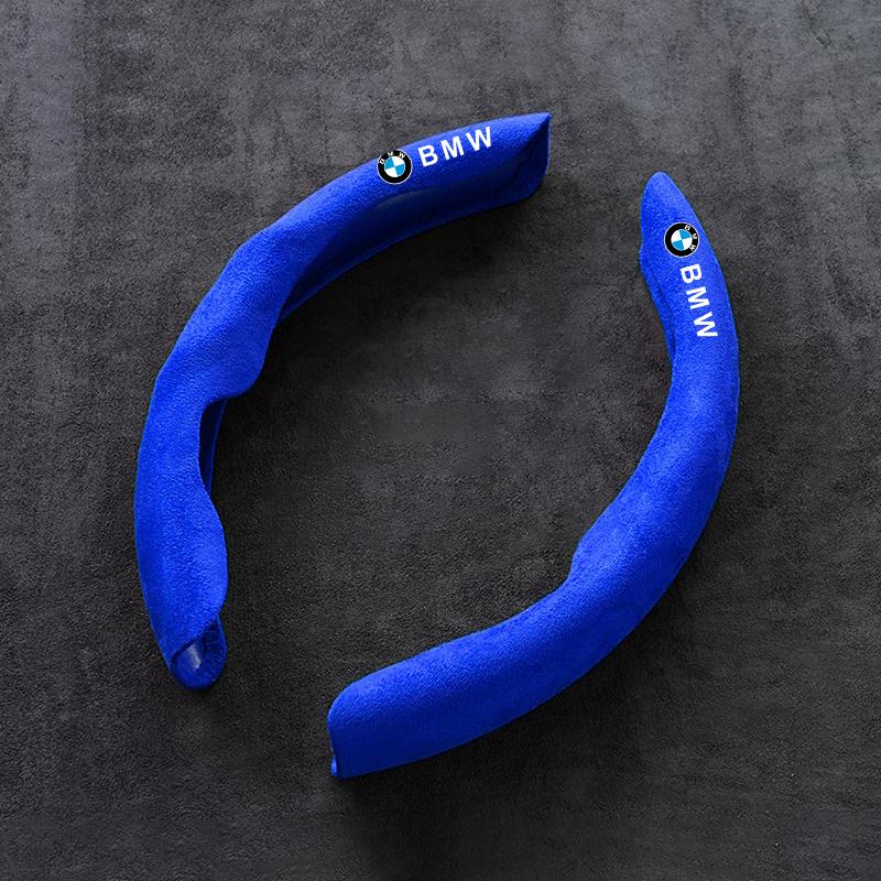 Car Anti-slip Suede Steering Wheel Cover For BMW 1 3 5 7 Series X1 X2 X3 X5 X4 X6 X7 F30 F20 F10 F34 F07 G30 G20 G32 G11 G12 F40
