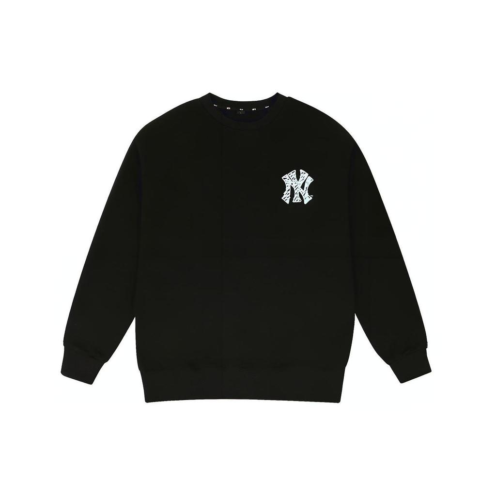 MLB Like Series Long Sleeve Thin Loose Graffiti Print Sweatshirt Unisex sweatshirt Black 31MT08011-50L