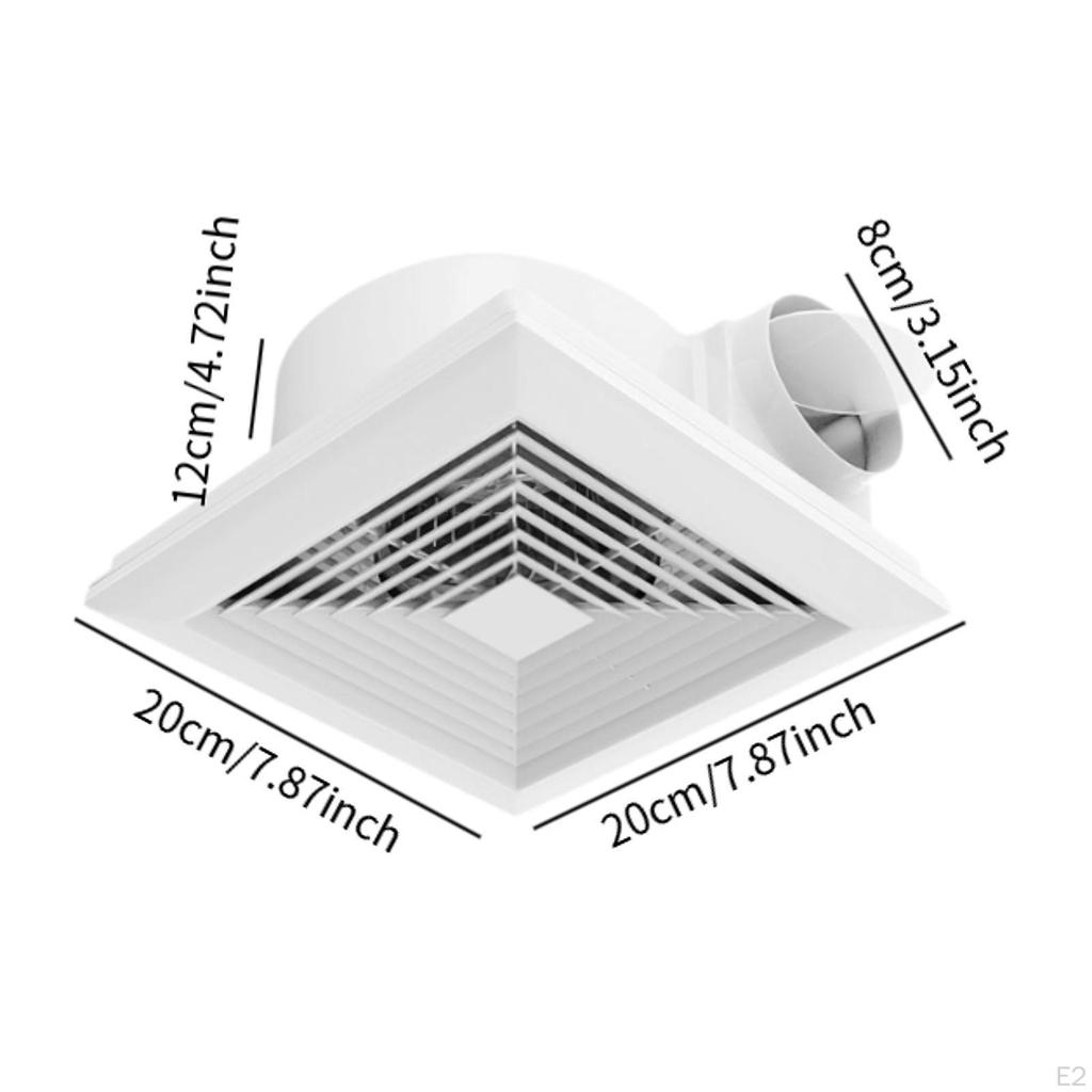 Bathroom Exhaust Fan Efficient Portable Ventilation Fans Quiet Easy Installation
