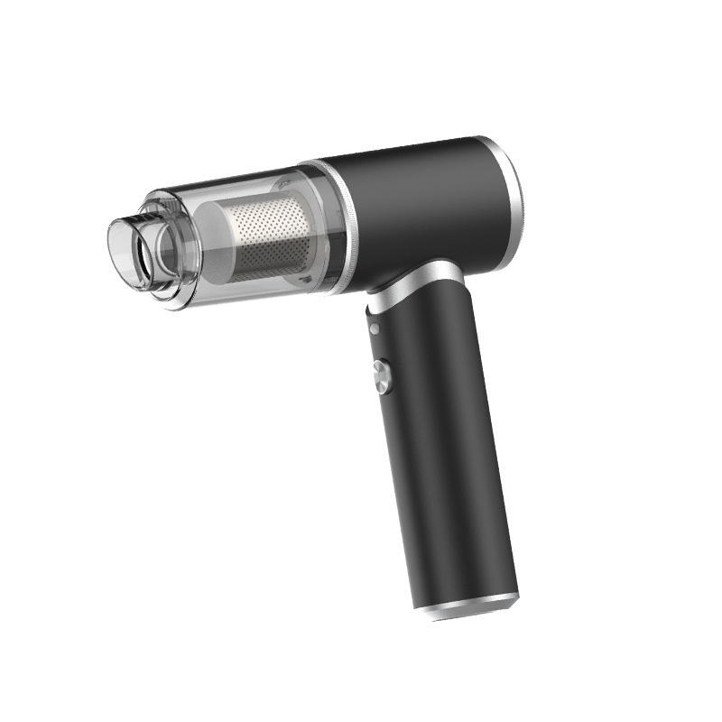 Portable Wireless Vacuum Cleaner: High-Suction Blow-Suction Integrated with Digital Display and Brushless Motor for Cars