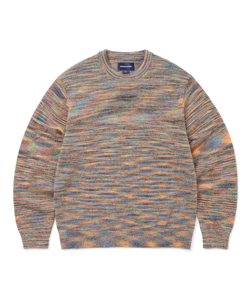 THISISNEVERTHAT Strickpullover mit statischem Muster Regenbogen
