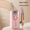 Nail Drill Machine Pro Lathe Nail Milling Cutter Rechargeable Nail Art Electric Sander Motor Polisher With 12 Polishing Head