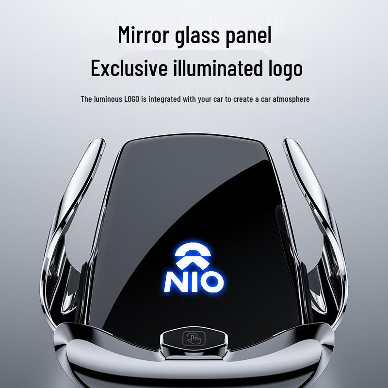 NIO ES6/ES8 Magnetic Wireless Fast Charging Car Phone Holder with Smart Sensor for Air Vent