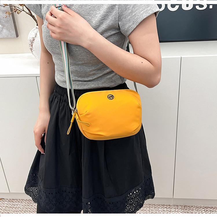 Unisex Nylon Small Crossbody Bag With Inner Phone Pocket And Lightweight Design For Summer Outings
