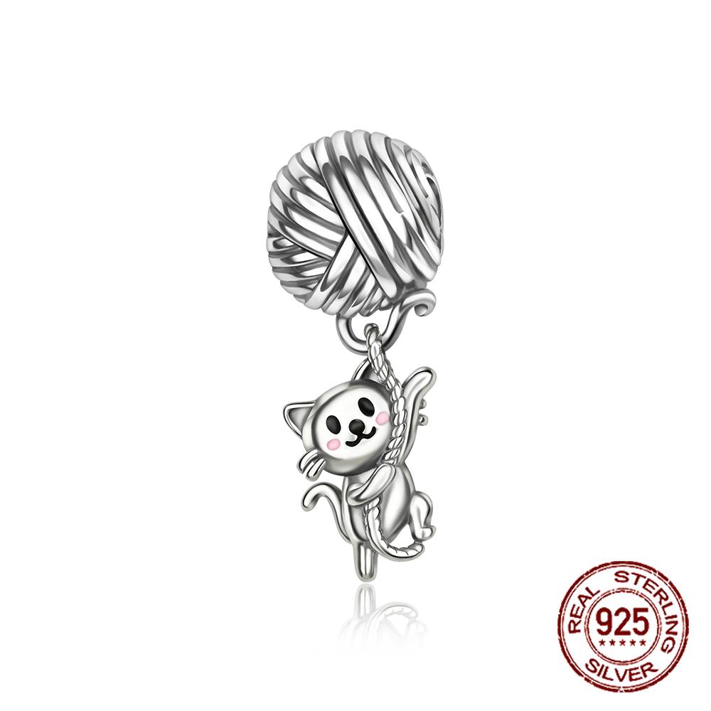 Lovely Copper Animal Teacup Dog Paw Print Cat Flower Fairy Pendant Fit Diy Bracelet Necklace Boutique Birthday Gift