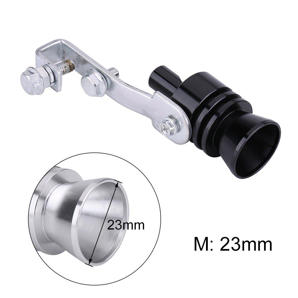 Car Turbo Sound Exhaust Muffler Whistle, Exhaust Whistle Muffler, Aluminum Alloy Material, 0.9 inch